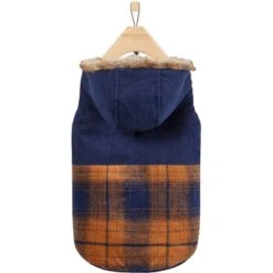 Frisco Mid-Heavyweight Plaid Fleece Lined Dog & Cat Coat -Pet Cat Shop 353885 PT4. AC SS1800 V1659726714