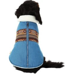 Frisco Mid-Heavyweight Western Fleece Lined Faux Zipper Dog & Cat Coat -Pet Cat Shop 353908 PT2. AC SS1800 V1659012621