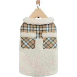 Frisco Lightweight Plaid Pocket Dog & Cat Coat -Pet Cat Shop 353940 PT4. AC SS1800 V1659725936