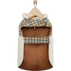 Frisco Lightweight Plaid Pocket Dog & Cat Coat -Pet Cat Shop 353940 PT5. AC SS1800 V1659726052