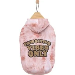 Frisco Pawsitive Vibes Only Dog & Cat Hoodie -Pet Cat Shop 353957 PT4. AC SS1800 V1659725939