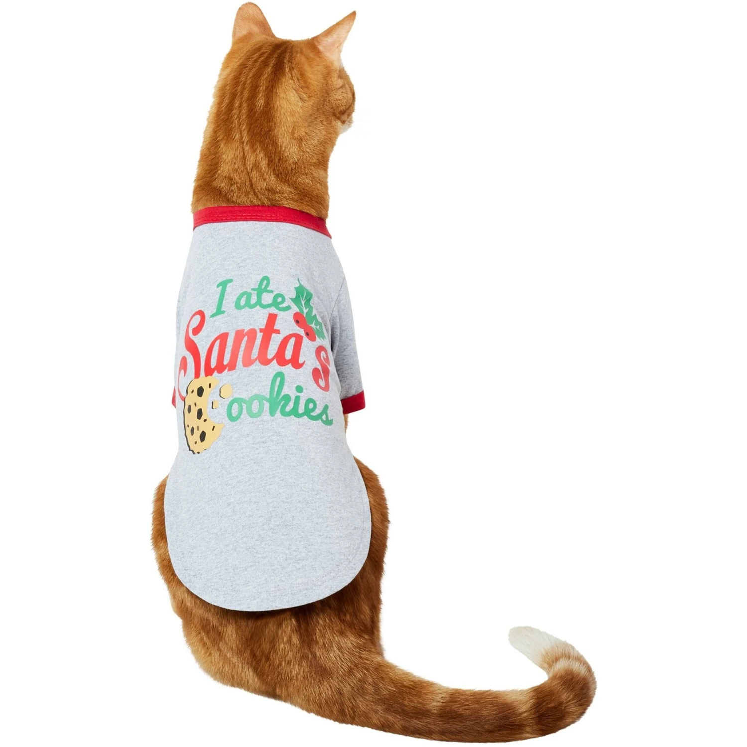 Frisco I Ate Santa's Cookies Dog & Cat T-Shirt 1 Frisco I Ate Santa's Cookies Dog & Cat T-Shirt