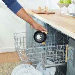 Frisco Cat Face Elevated Bamboo Non-Skid Ceramic Cat Bowl, Black, 1 Cups -Pet Cat Shop 363383 PT6. AC SS1800 V1657657267