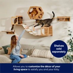 Frisco Hexagon Wall Mounted Cat Wall Shelf 8 Frisco Hexagon Wall Mounted Cat Wall Shelf -Pet Cat Shop 373445 PT3. AC SS1800 V1675692702