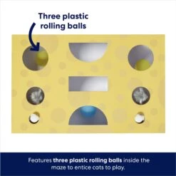 Frisco Cheese Interactive Maze Cardboard Cat Toy Box With Catnip 8 Frisco Cheese Interactive Maze Cardboard Cat Toy Box With Catnip -Pet Cat Shop 506106 PT2. AC SS1800 V1671551751