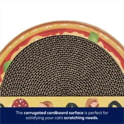 Frisco Interactive Maze & Scratch Cardboard Cat Toy With Catnip, Pizza -Pet Cat Shop 506154 PT3. AC SS1800 V1671551750