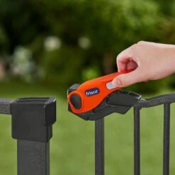 Frisco Outdoor Steel Arch Extra Tall Auto-Close Dog Gate -Pet Cat Shop 507102 PT4. AC SS1800 V1668631342