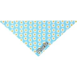 Frisco Personalized Blue Daisy Bandana -Pet Cat Shop 555206 PT3. AC SS1800 V1669839917