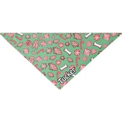 Frisco Gingerbread Treats Personalized Dog & Cat Bandana -Pet Cat Shop 564502 PT3. AC SS1800 V1660250967