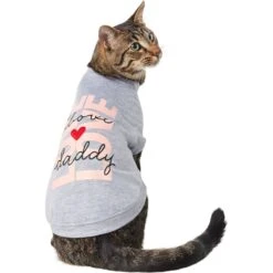 Frisco I Love Daddy Heart Dog & Cat T-Shirt -Pet Cat Shop 608262 PT2. AC SS1800 V1676644906