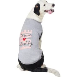 Frisco I Love Daddy Heart Dog & Cat T-Shirt -Pet Cat Shop 608262 PT3. AC SS1800 V1676585958