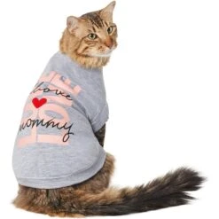 Frisco I Love Mommy Heart Dog & Cat T-Shirt 9 Frisco I Love Mommy Heart Dog & Cat T-Shirt -Pet Cat Shop 608382 PT2. AC SS1800 V1676644967