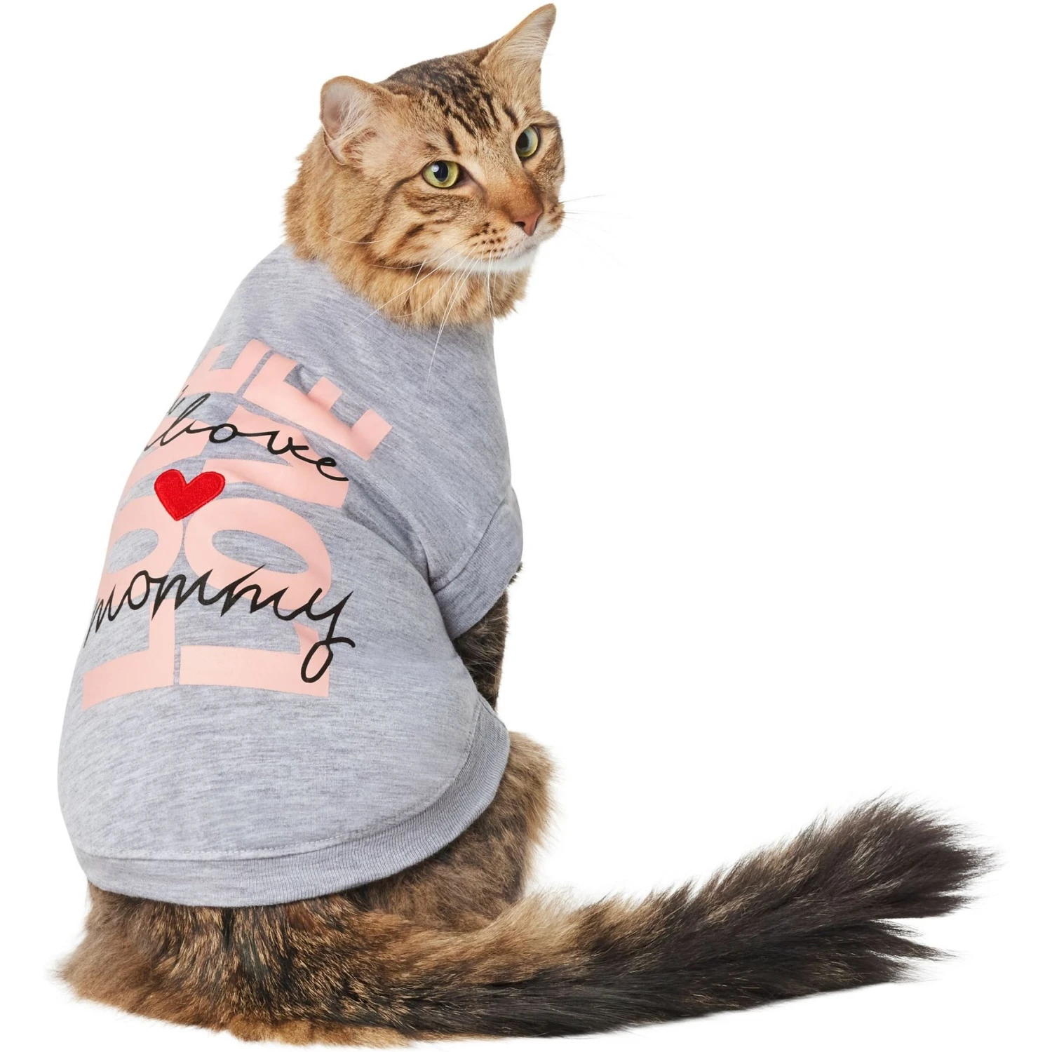 Frisco I Love Mommy Heart Dog & Cat T-Shirt 3 Frisco I Love Mommy Heart Dog & Cat T-Shirt - Image 3