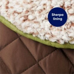 Frisco Heavy Weight 2-Tone Sherpa Lined Hybrid Quilted Dog & Cat Parka -Pet Cat Shop 718038 PT5. AC SS1800 V1692193161
