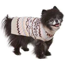 Frisco Sherpa Lined Fairisle Dog & Cat Sweater -Pet Cat Shop 718422 PT2. AC SS1800 V1703184630