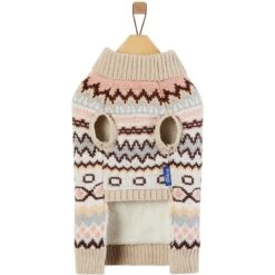 Frisco Sherpa Lined Fairisle Dog & Cat Sweater -Pet Cat Shop 718422 PT4. AC SS1800 V1692978165