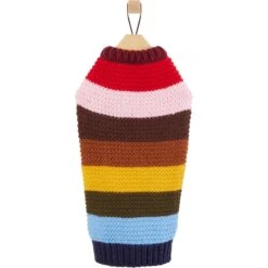 Frisco Chunky Knit Multi-Stripe Dog & Cat Sweater 11 Frisco Chunky Knit Multi-Stripe Dog & Cat Sweater -Pet Cat Shop 718662 PT3. AC SS1800 V1692977992