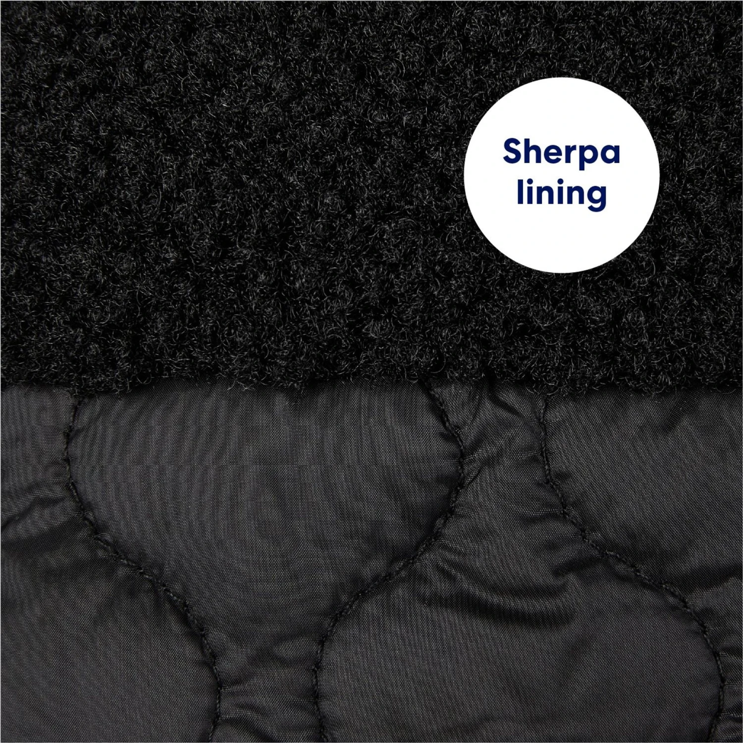 Frisco Heavy Weight Dog & Cat Quilted Hybrid Coat With Sherpa Lining 6 Frisco Heavy Weight Dog & Cat Quilted Hybrid Coat With Sherpa Lining - Image 6