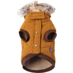 Frisco Heavy Weight Lux Corduroy Insulated Dog & Cat Coat With Fur Trimmed Hood 13 Frisco Heavy Weight Lux Corduroy Insulated Dog & Cat Coat With Fur Trimmed Hood -Pet Cat Shop 719966 PT4. AC SS1800 V1692978846