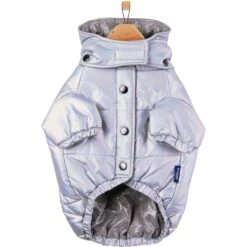 Frisco Heavy Weight Iridescent Quilted Dog & Cat Hooded Puffer Coat -Pet Cat Shop 720038 PT4. AC SS1800 V1692978554