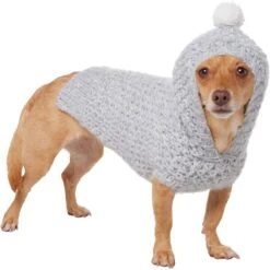 Frisco Heathered Chunky Dog & Cat Hooded Sweater -Pet Cat Shop 720454 PT2. AC SS1800 V1703194382