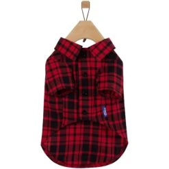 Frisco Red Tartan Plaid Dog & Cat Flannel Shirt -Pet Cat Shop 720790 PT4. AC SS1800 V1693401030
