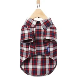 Frisco Red & Blue Plaid Dog & Cat Flannel Shirt -Pet Cat Shop 720838 PT4. AC SS1800 V1693401030