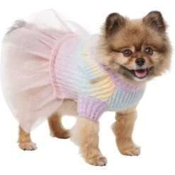 Frisco Rainbow Dog & Cat Sweater Dress -Pet Cat Shop 720934 PT2. AC SS1800 V1703194381
