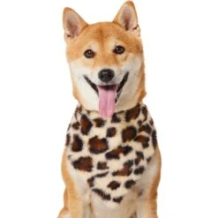 Frisco Leopard Faux Fur Dog & Cat Bandana -Pet Cat Shop 733894 PT2. AC SS1800 V1692971090