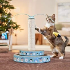 Frisco Holiday Arctic Friends Interactive Scratcher Cat Toy With Catnip -Pet Cat Shop 740118 PT3. AC SS1800 V1695045711