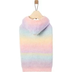 Frisco Soft Multi Stripe Ombre Dog & Cat Hooded Sweater -Pet Cat Shop 742838 PT3. AC SS1800 V1693233982