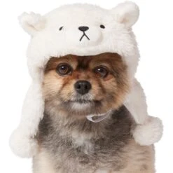 Frisco Plush Polar Bear Dog & Cat Hat 9 Frisco Plush Polar Bear Dog & Cat Hat -Pet Cat Shop 745614 PT2. AC SS1800 V1694802014