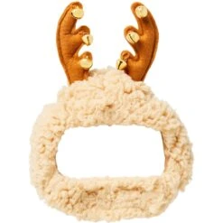Frisco Sherpa Reindeer Dog & Cat Hat With Bells 10 Frisco Sherpa Reindeer Dog & Cat Hat With Bells -Pet Cat Shop 745646 PT3. AC SS1800 V1694793503