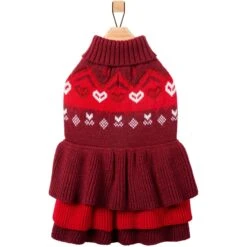 Frisco Nordic Sequin Dog & Cat Sweater Dress -Pet Cat Shop 745886 PT3. AC SS1800 V1694793753