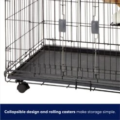 Frisco Collapsible Wire Cat Cage Playpen & Van Ness High Side Corner Cat Litter Pan, Blue -Pet Cat Shop 933382 PT4. AC SS1800 V1692305508