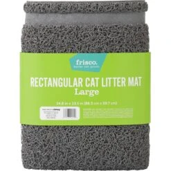 Frisco High Sided Cat Litter Box, Extra Large & Frisco Rectangular Cat Litter Mat -Pet Cat Shop 933398 PT6. AC SS1800 V1692303977