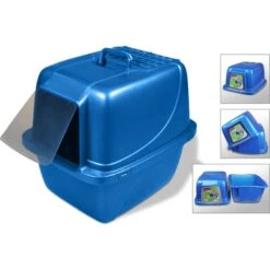 Van Ness Enclosed Cat Litter Pan & Frisco Paw Shaped Cat Litter Mat -Pet Cat Shop 947414 PT2. AC SS1800 V1693602740