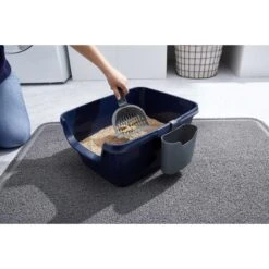Frisco Open Top Cat Litter Box With Rim, Large & Frisco Plastic Litter Scooper With Caddy -Pet Cat Shop 947526 PT7. AC SS1800 V1693600340