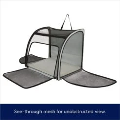 Frisco Travel Safety Dog & Cat Carrier & Pet Fit For Life Collapsible Portable Litter Box With Collapsible Bowl -Pet Cat Shop 947670 PT2. AC SS1800 V1693925085